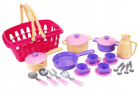 Zestaw kuchenny w koszyku 4449