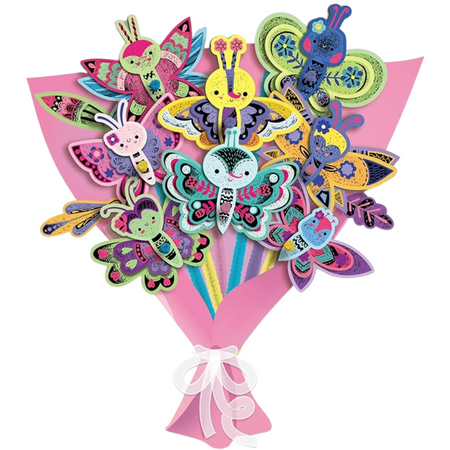 Zestaw DIY Motylki Dla Dzieci Rysowanie Scratch Wydrapywanka Zdrapywanka