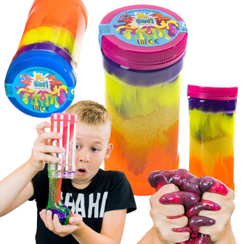 Glutek Z Brokatem Masa Slime Antystresowy Ekologiczny Aromatyzowany 300g 80037