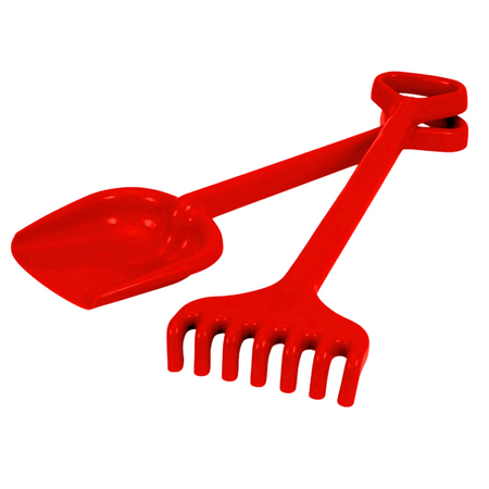 ZESTAW ŁOPATKA GRABIE 50CM