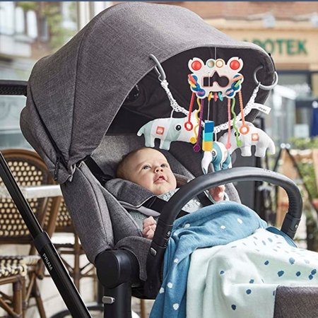 Zabawka Sensoryczna Gryzak Montessori Edukacyjna Grzechotka dla Dzieci 6w1