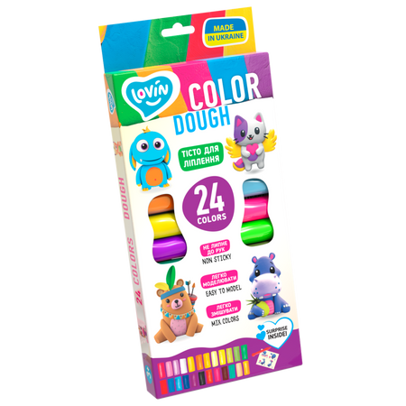 Zestaw Do Tworzenia Modelowania Plastelina Ciastolina 24 Kolory Dla Dzieci 41184