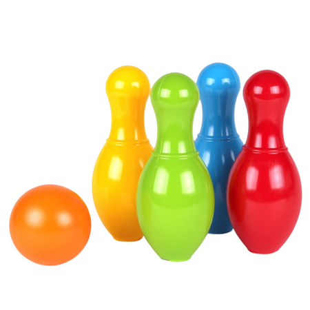 ZESTAW DO GRY W KRĘGLE KULA KOMPLET 4 LEKKICH KRĘGLI GRA RODZINNA 4708