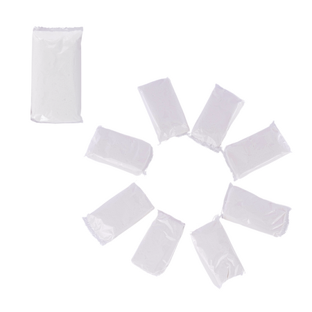 Zestaw Ciastoliny Plasteliny Do Modelowania Masa Plastyczna Biała 8 Szt 70165