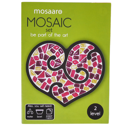 Zestaw Kreatywny Mozaika W Kształcie Serca Do Zawieszenia Mega Akcesoria MA2005