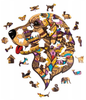 PUZZLE DREWNIANE UKŁADANKA PIESEK WIERNY SIRKO  PuA3-03519