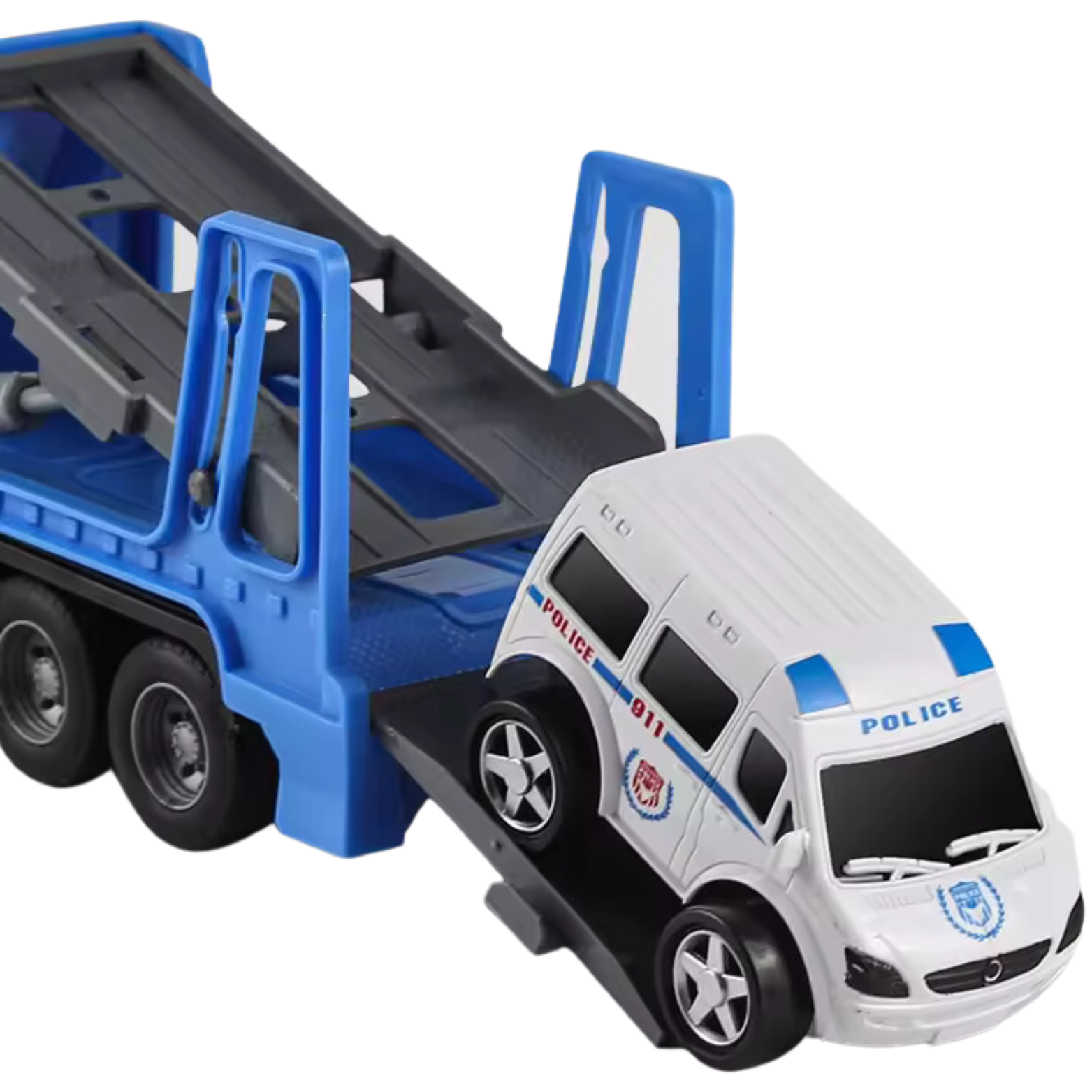 Interaktywna Ciężarówka Z Hakiem I Lawetą Światła Dźwięki Ruchome Elementy