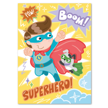 ZDRAPKA ARTYSTYCZNA ”SUPERBOHATEROWIE” MALOWANIE METODĄ SCRATCH DLA DZIECI