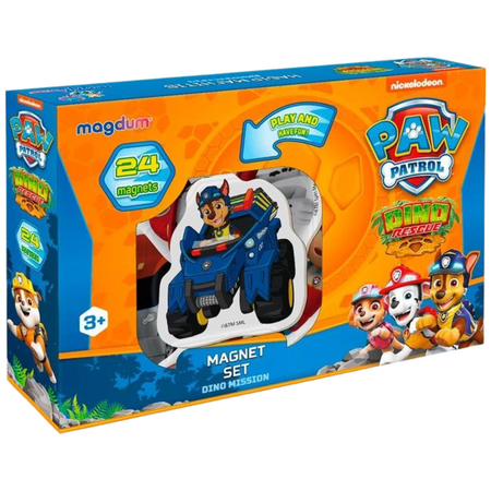 ZESTAW MAGNESÓW PSI PATROL DINO PAW PATROL PIESKI UKŁADANKA DINOZAURY  ML4034-05