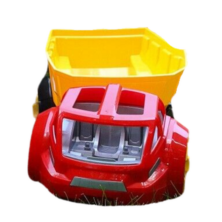 WYWROTKA POJAZD BUDOWLANY OBROTOWA KABINA POJEMNA PRZYCZEPA JASNE KOLORY 4852