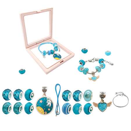 Zestaw Do Robienia Bransoletek Naszyjników Kreatywny Dla Dzieci Charms DIY