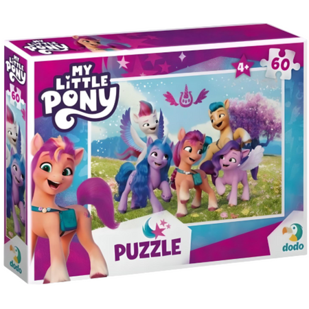 PUZZLE MY LITTLE PONY 60 ELEMENTÓW UROCZA UKŁADANKA DLA DZIECI KUCYKI