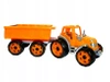 DUZY TRAKTOR CIĄGNIK Z PRZYCZEPĄ PAKA MASZYNA 54cm 3442