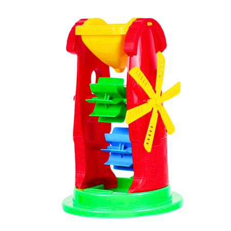 ZABAWKOWY MŁYN DO PIASKU MŁYNEK PLAŻA WODA WIATRAK DLA DZIECI