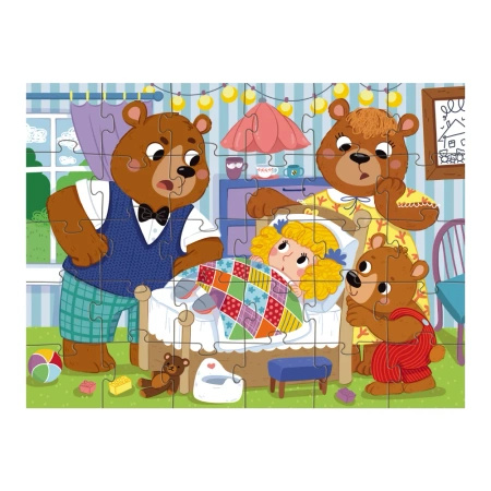 Puzzle DODO   "Złotowłosa i Trzy Niedźwiedzie"