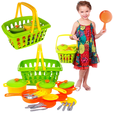 ZESTAW KUCHENNY W KOSZYKU 4456