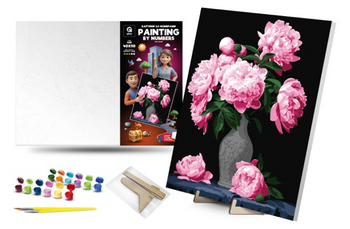 QB900-037 Set for painting by numbers "Bouquet of