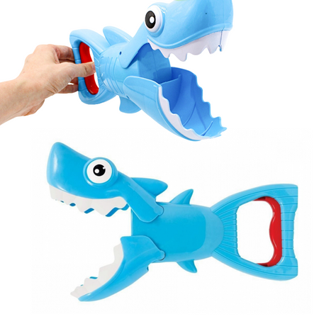 ZESTAW ŁOWIENIE RYBEK ZABAWKA DO KĄPIELI REKIN SZCZĘKI GRA ZRĘCZNOŚCIOWA