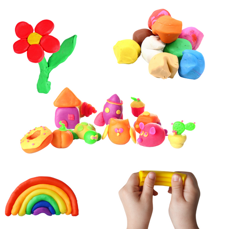 Zestaw Kreatywny Trolle Stwory Plastelina Ciastolina Do Modelowania Foremki 41220