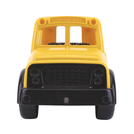 AUTOBUS SZKOLNY ŻÓŁTY POJAZD REALISTYCZNE ELEMENTY OTWARTA KLAPA SZKOŁA 7136