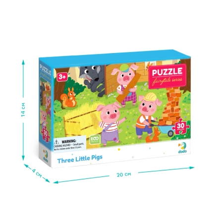 Puzzle DODO   "Trzy małe świnki"