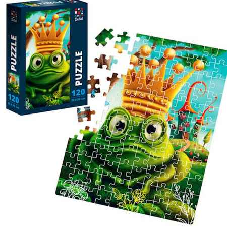 Puzzle Żabi Książe Układanka Dla Dorosłych Dzieci 120 Elementów Plakat DT100-12