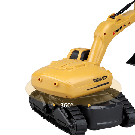 DUŻA HYDRAULICZNA KOPARKA ŁYŻKA ZDALNIE STEROWANA NA PILOT RC ŚWIATŁO LED