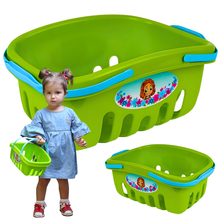 KOSZYK SKLEPOWY PLASTIKOWY DLA DZIECI NA ZAKUPY SPACER 6191