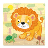 Puzzle "Lew" 16 Elementów Układanka Edukacyjna Dla Dzieci Zestaw Zwierzatka 300165