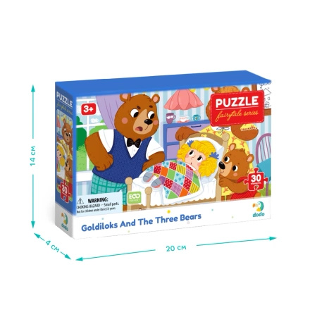 Puzzle DODO   "Złotowłosa i Trzy Niedźwiedzie"