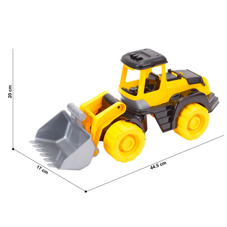 TRAKTOR POJAZD KOLOROWY DUŻE MOCNE KOŁA SOLIDNA KONSTRUKCJA BUDOWA 6887