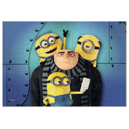 PUZZLE MINI MINIONS MINIONKI 35 ELEMENTÓW KOLOROWEJ UKŁADANKI DLA DZIECI