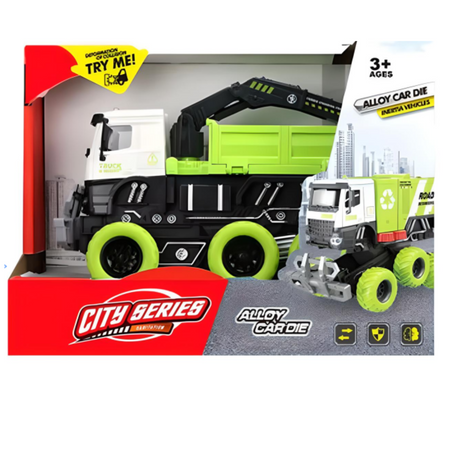 Wywrotka Ciężarówka Pojazd Budowalny Wielofunkcyjna 6 -Kołowiec Ruchomy Hak