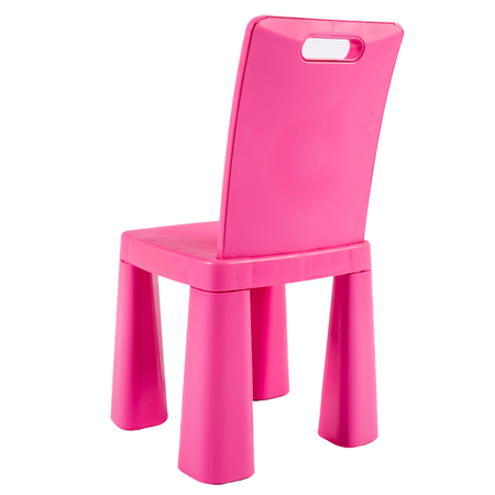 Krzesełko dziecięce 3w1 Różowe Wielofunkcyjne Taborecik Mini Stolik Lekki 0469/3