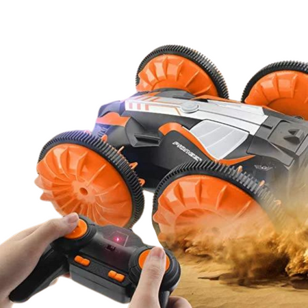 Kaskaderski Samochód Zdalnie Sterowany Dwustronna Konstrukcja 360° Amfibia