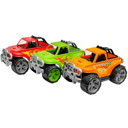 TERENOWY POJAZD TERENÓWKA KOLOROWY SAMOCHÓD BEZPIECZNA ZABAWKA DLA DZIECI 4975