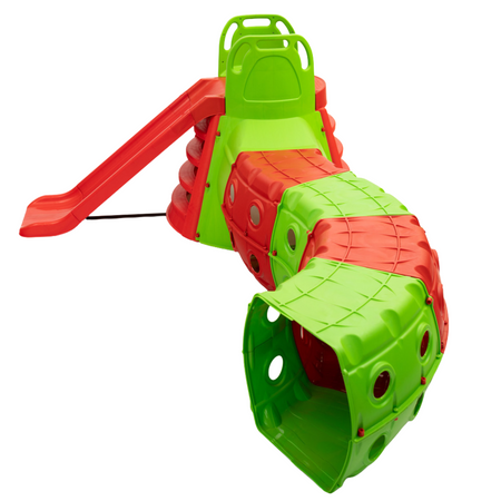 Duża Zjeżdżalnia z tunelem XXL czerwono/zólta 01470/3