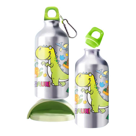 ZESTAW KREATYWNY BUTELKA Bidon NA WODĘ MALOWANIA DINOZAUR DIAMENTY WYKLAJANKA 5D