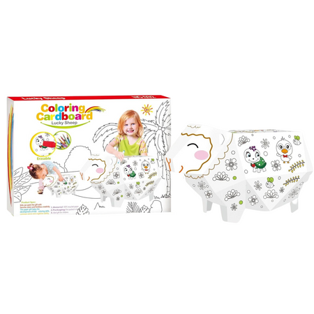 ZESTAW ARTYSTYCZNY OWIECZKA DO SKŁADANIA MALOWANIA KOLOROWANIA TEKTUROWA
