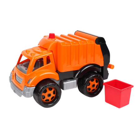 POJAZD ŚMIECIARKA ZESTAW KOSZE NA ŚMIECI RUCHOMA POKRYWA KONTENER 5422