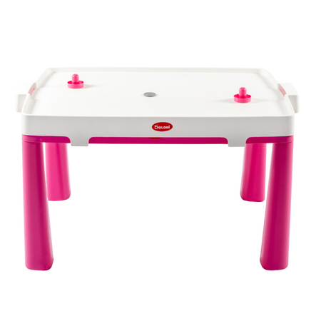 Stolik Dziecięcy Cymbergaj 2w1 Różowy Wielofunkcyjny Solidna Konstrukcja 0458/3