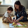 Puzzle sensoryczne DODO   "Jadę traktorem"