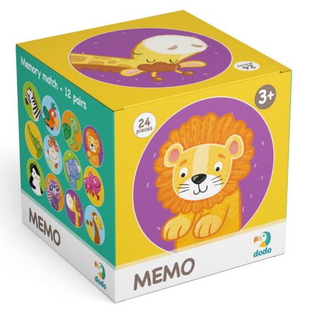 GRA MEMO MINI DZIKIE ZWIERZĘTA 24 el