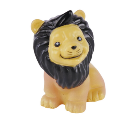 Zestaw Zwierząt Krokodyl Hipopotam Lew Dzikie Zwierzęta Drzewko