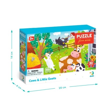 Puzzle DODO   "Krowy i kozy"