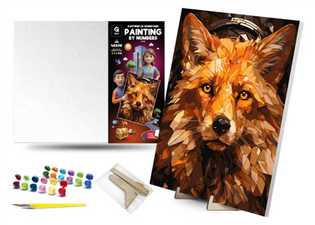 Malowanie po numerach 40*50 "Red fox"