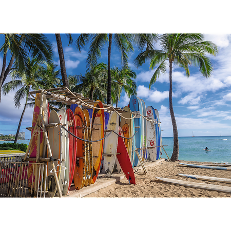 10742 "1000 - Plaża Waikiki, Hawaje"