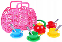 ZESTAW NACZYŃ DO HERBATY W KOSZYKU 1608