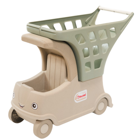 Zestaw Wózek Sklepowy Na Zakupy Kosz Koszyk Na Kółkach Siedzisko Dla Dzieci 01540/01eco