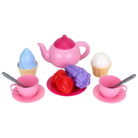 ZESTAW STOŁOWY NACZYNIA AKCESORIA PRZYBORY DZBANEK FILIŻANKI OWOCE DESERY 7259